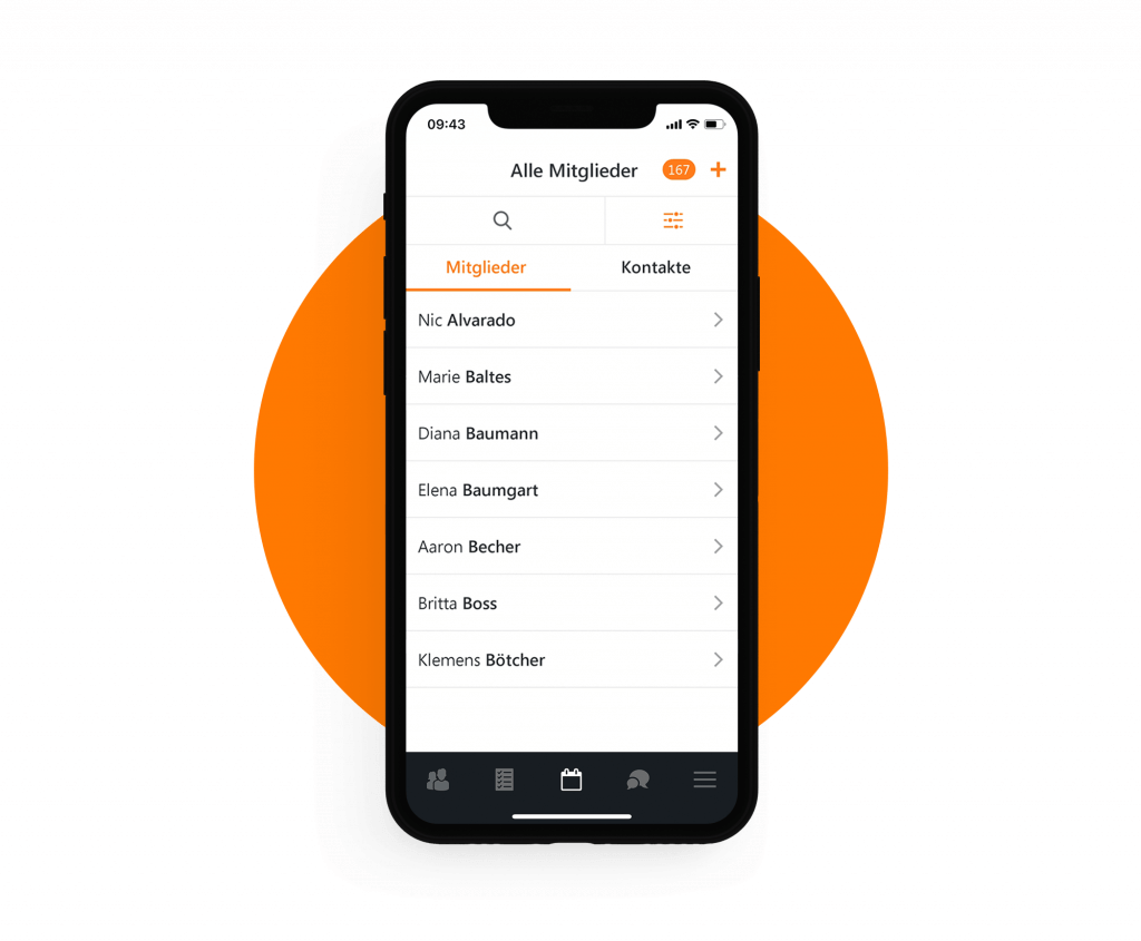 Mitgliederverwaltung über die WISO MeinVerein App