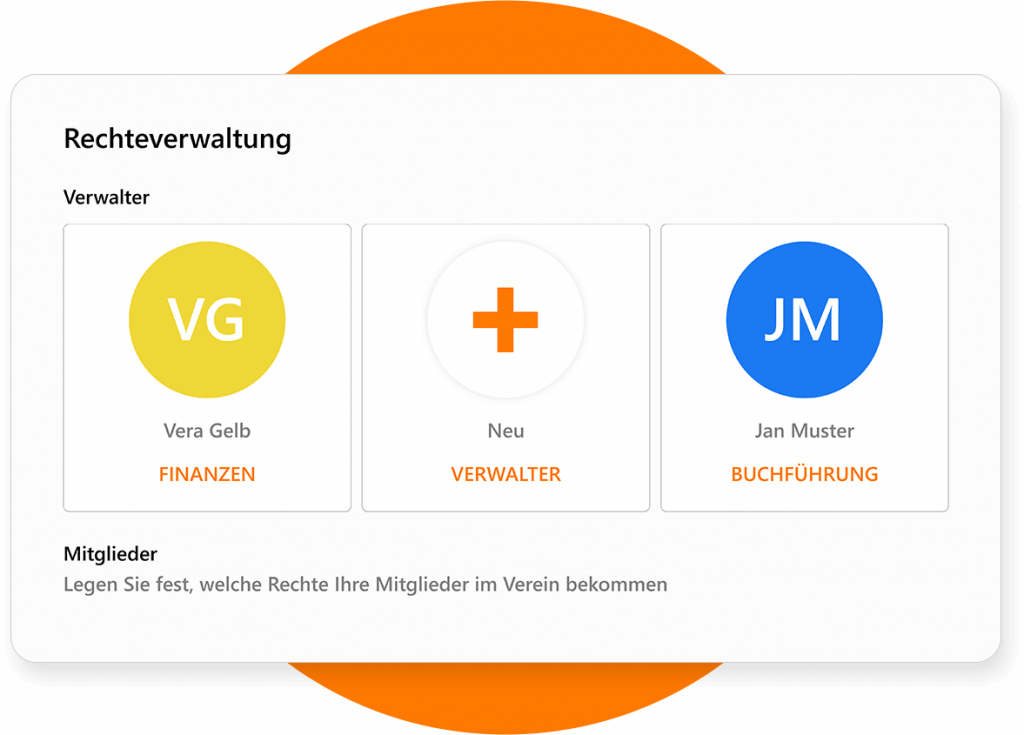 Die App bietet Einstellungsmöglichkeiten für Verwalter