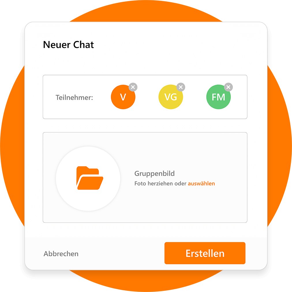 Einzel- und Gruppenchats erstellen