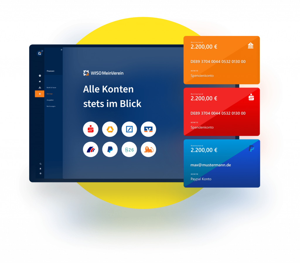 Miltibanking mit WISO MeinVerein Web