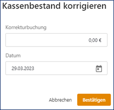 Finanzen-Bank-und-Kasse-Kassenbuch-Kassenbestand-korrigieren-2
