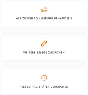 Finanzen-Belege-Minderbetrag