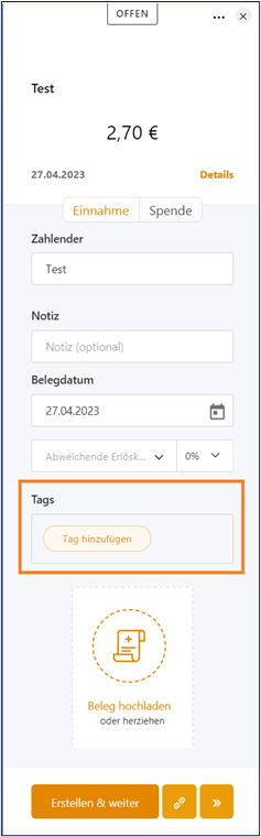 Finanzen-Tag-Manager