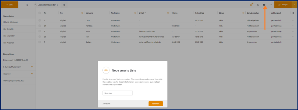 Listen-Smarte-Liste-erstellen