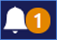Mobile-App-Benachrichtigungscenter-Icon