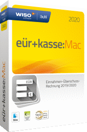 WISO e&#252;r+kasse:Mac 2020-Packshot