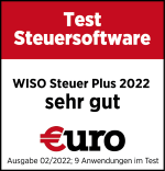 WISO Steuer Plus 2022 - Auszeichnung