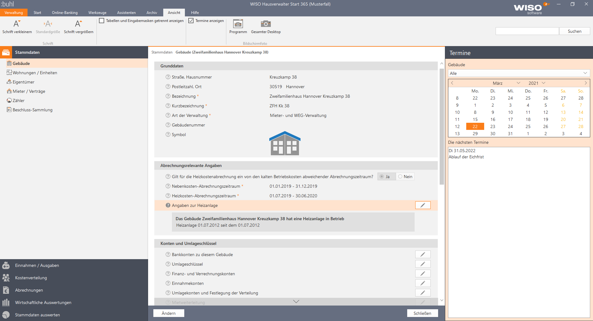 17 Nebenkosten-Arten, zig Gesetzesvorschriften, hunderttausende Rechtsstreitigkeiten: Das braucht Sie nicht zu kümmern. WISO weiß, was zu tun ist und stellt sicher, dass Sie nicht mit unnötigen Eingaben konfrontiert werden.