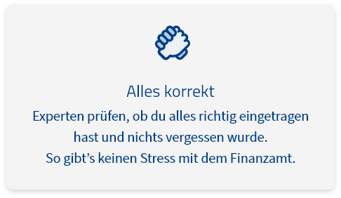 Alles korrekt