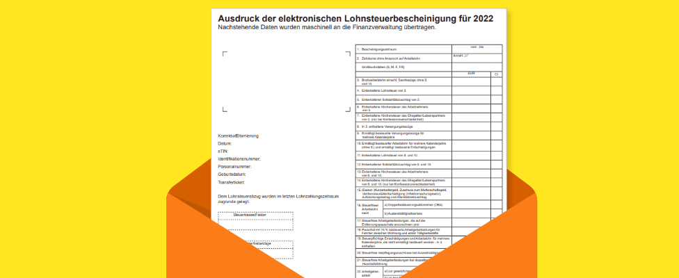 Elektronische Lohnsteuerbescheinigung