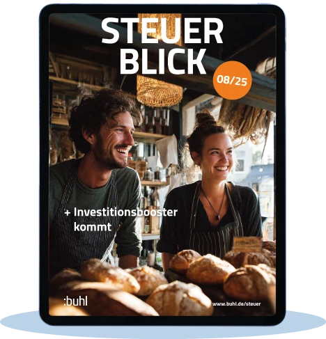Steuer-Blick 08/25