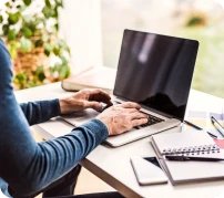 Ich habe Zubehör für die Arbeit gekauft (z. B. Technik oder Möbel)