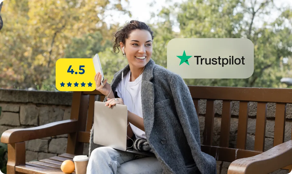 Nutzer-Bewertungen auf Trustpilot: 4,8 von 5 Sternen für WISO Steuer