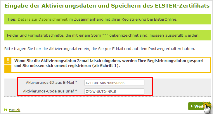 aktivierung elster online portal aktivierung elster online portal