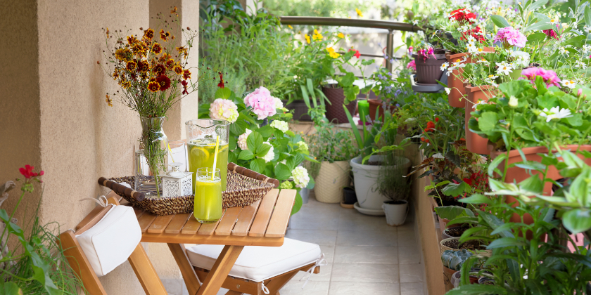 Balkon bei kleiner Wohnung