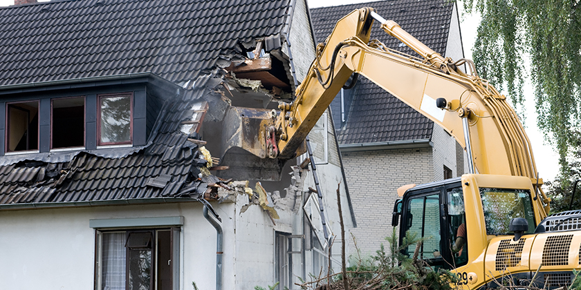 Abriss einer Immobilie: Erst muss Neubaugenehmigung vorliegen