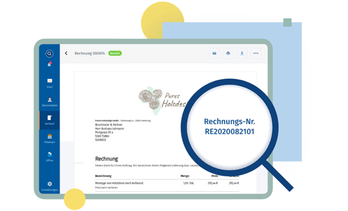 Rechnungsprogramm - Windows Web MacOS mobile App Rechnungsprogramm - Windows Web MacOS mobile App