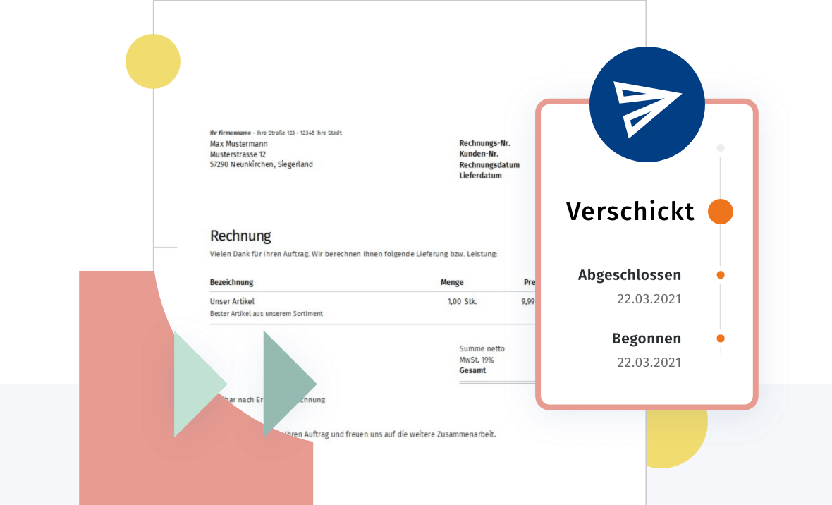 Rechnungsprogramm - Rechnung erstellen und versenden