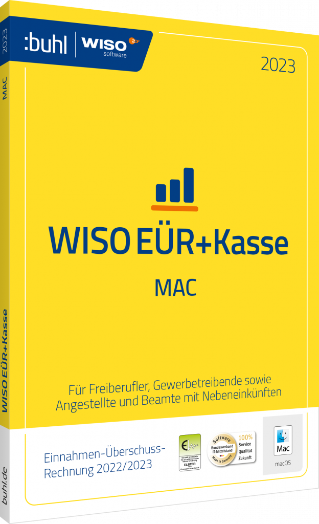 WISO EÜR+Kasse Mac 2023