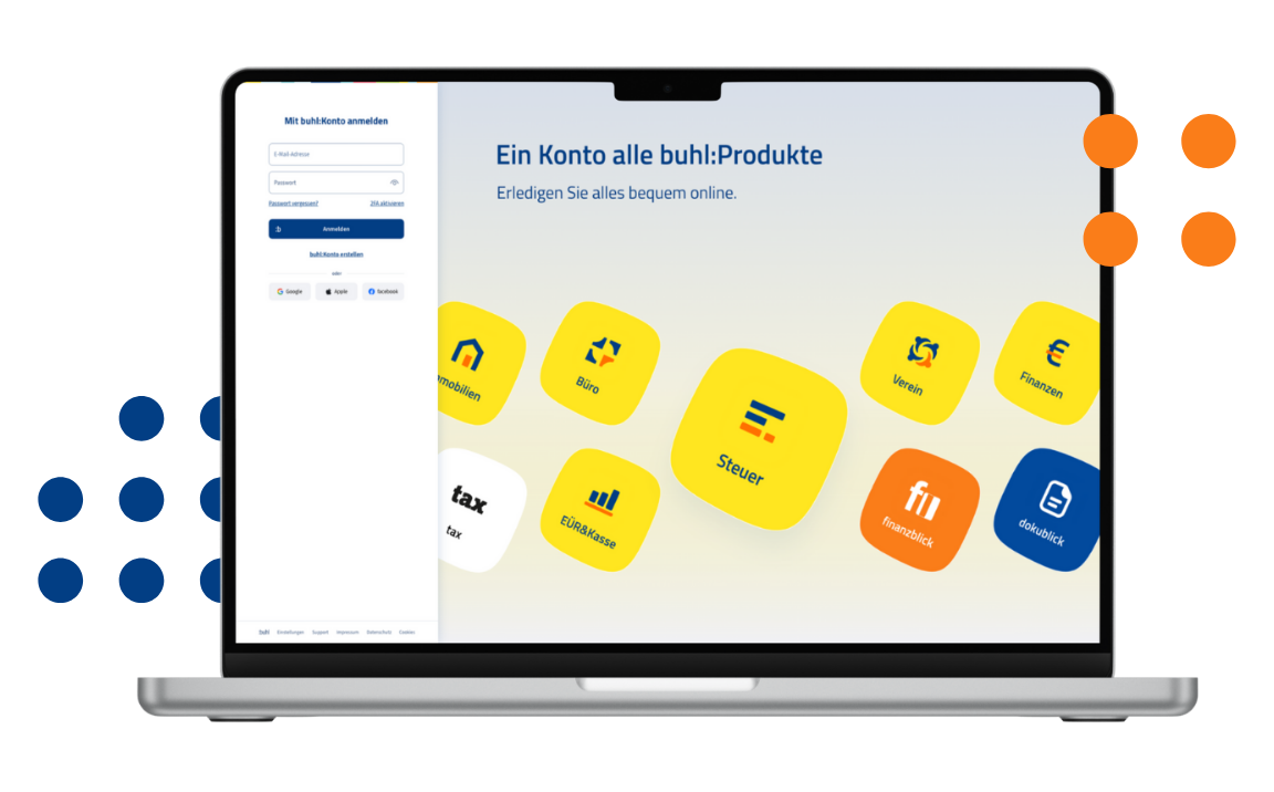 Bestehendes Buhl Konto Login