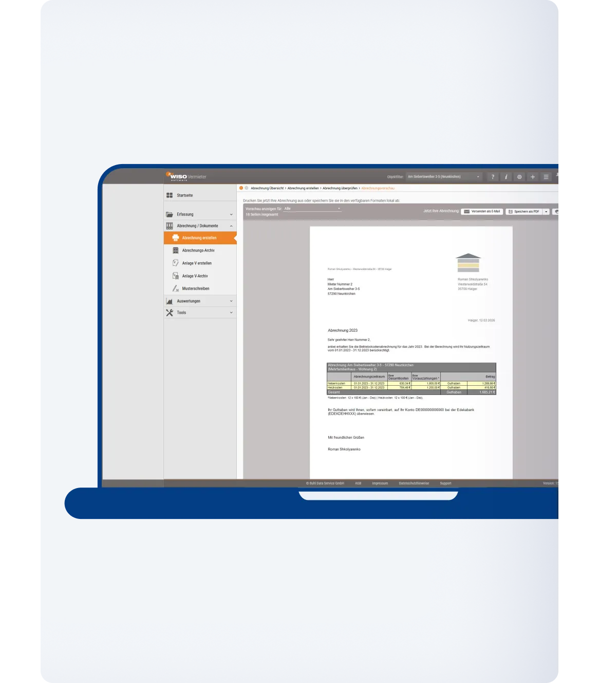  Ein Klick. Alles fertig